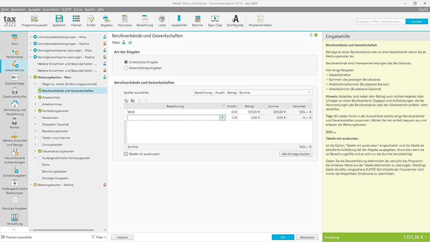Buhl Tax 2021 (for Tax Year 2020) 1 User Full Version GreenIT