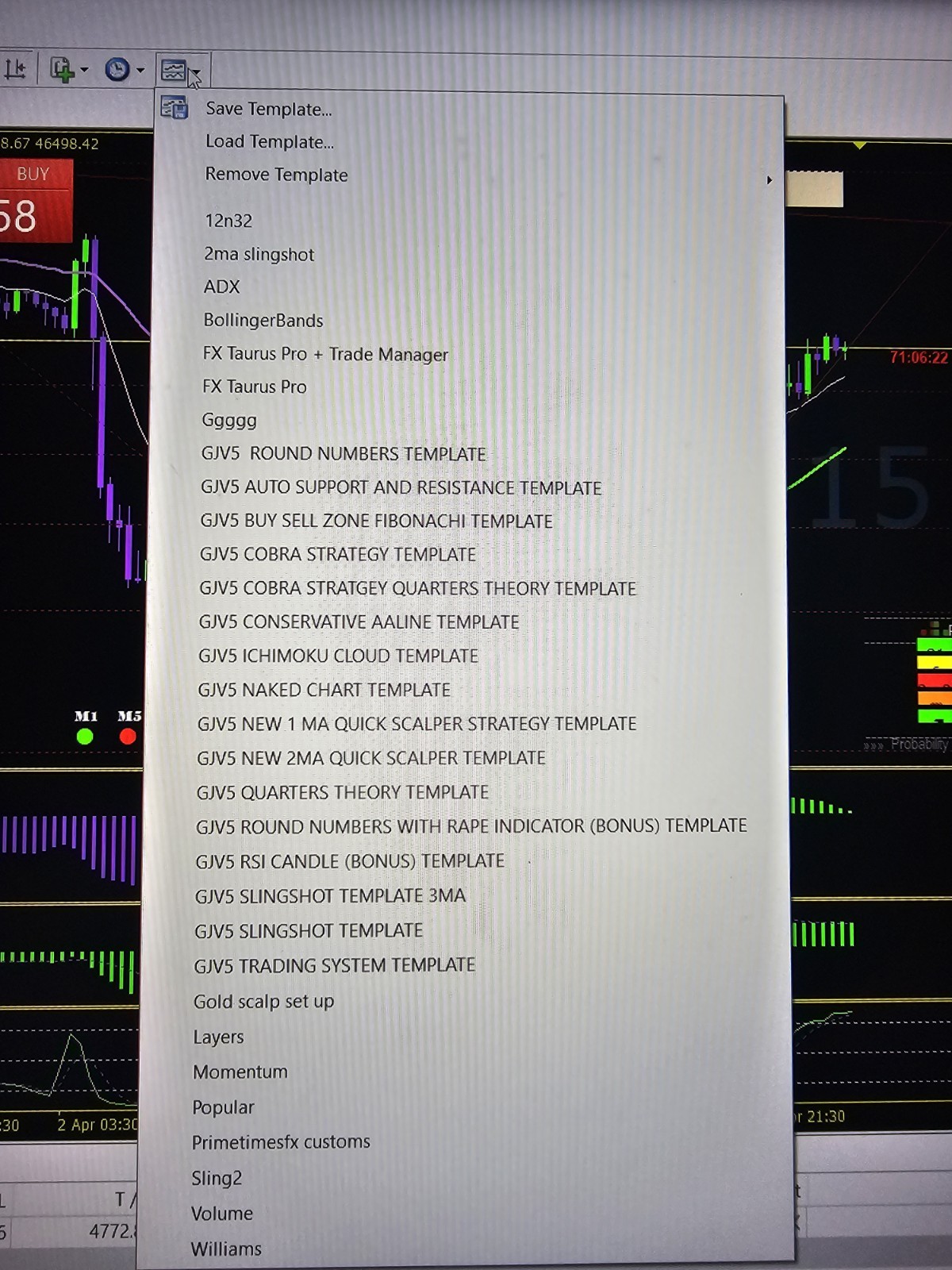 Ultimate Forex Trading Bundle – 70 Indicators + 16 MT4 Chart Templates