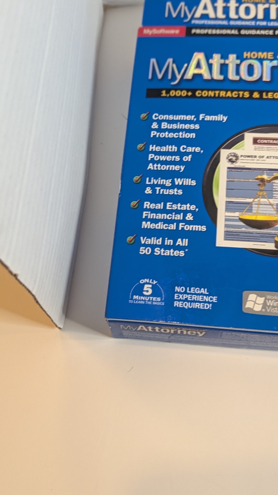 MyAttorney Home & Business Software 1000+ Contracts & Legal Forms PC CD-ROM