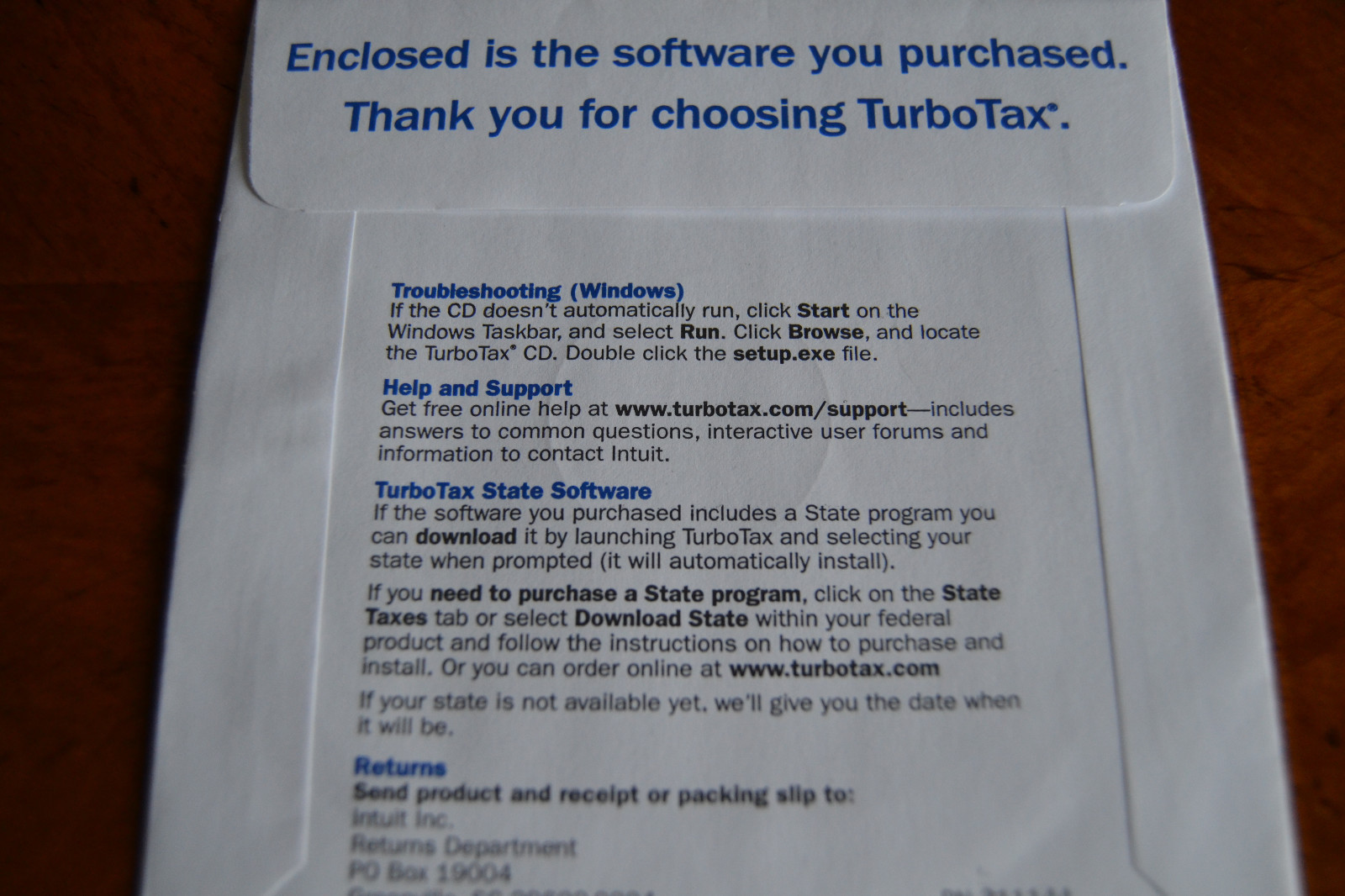 2012 TurboTax Home & Business Federal Taxes Turbo Tax New sealed CD in sleeve