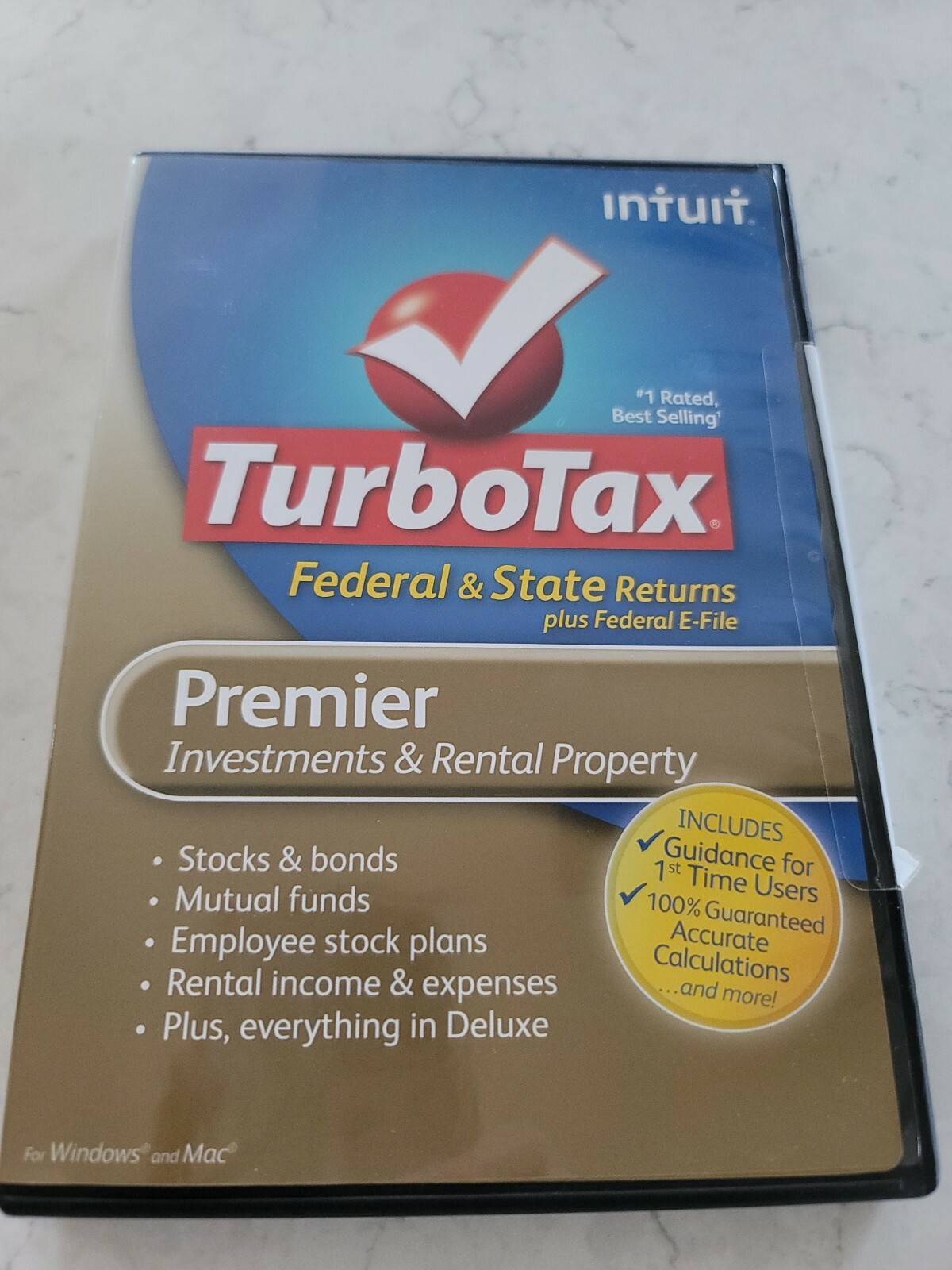 TurboTax Premier 2012 Fed Only. (State return not included)