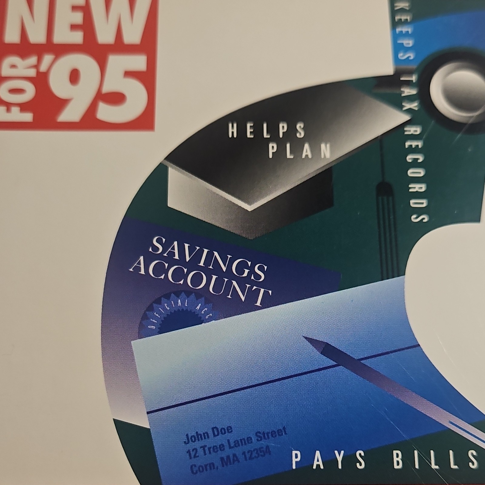 Quicken For Windows 95 Software Floppy
