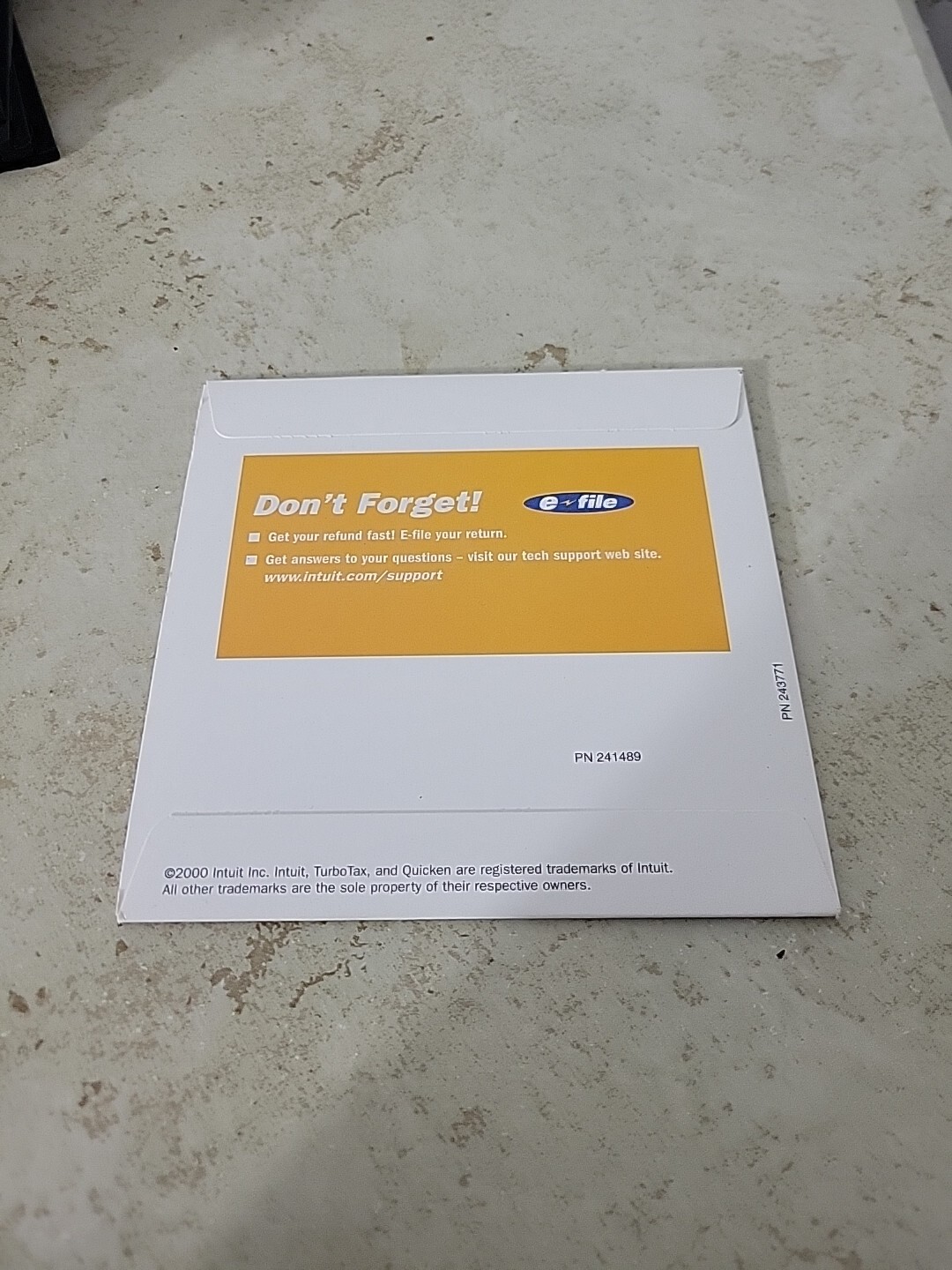 Intuit Quicken TurboTax CA State Tax Year 2000 for Windows Return Refund W-2