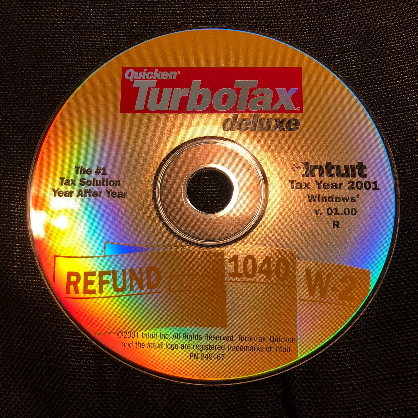 2009 TurboTax Deluxe Fed &State & 2001 Quicken TurboTax Deluxe Tax CDs