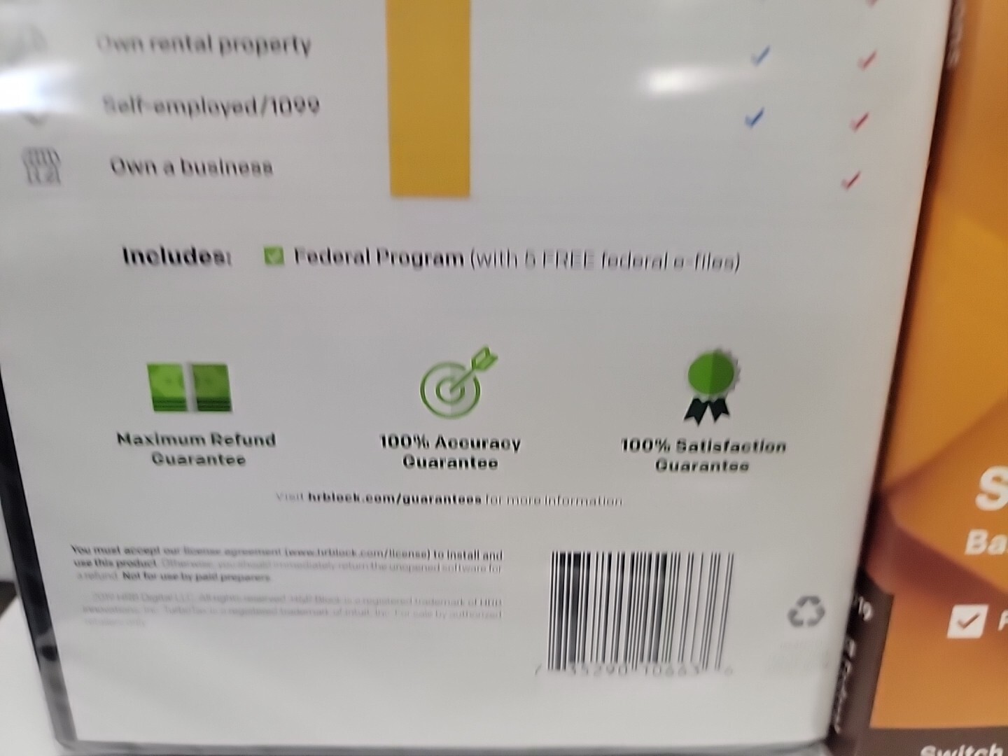 NEW H&R Block Basic Tax Software 2019 for 1 User, Windows 1033600-19 Simple Tax