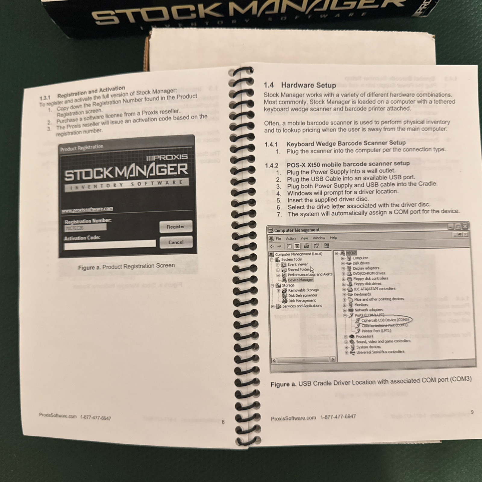 Vintage Proxies Stock Manager Inventory Software.