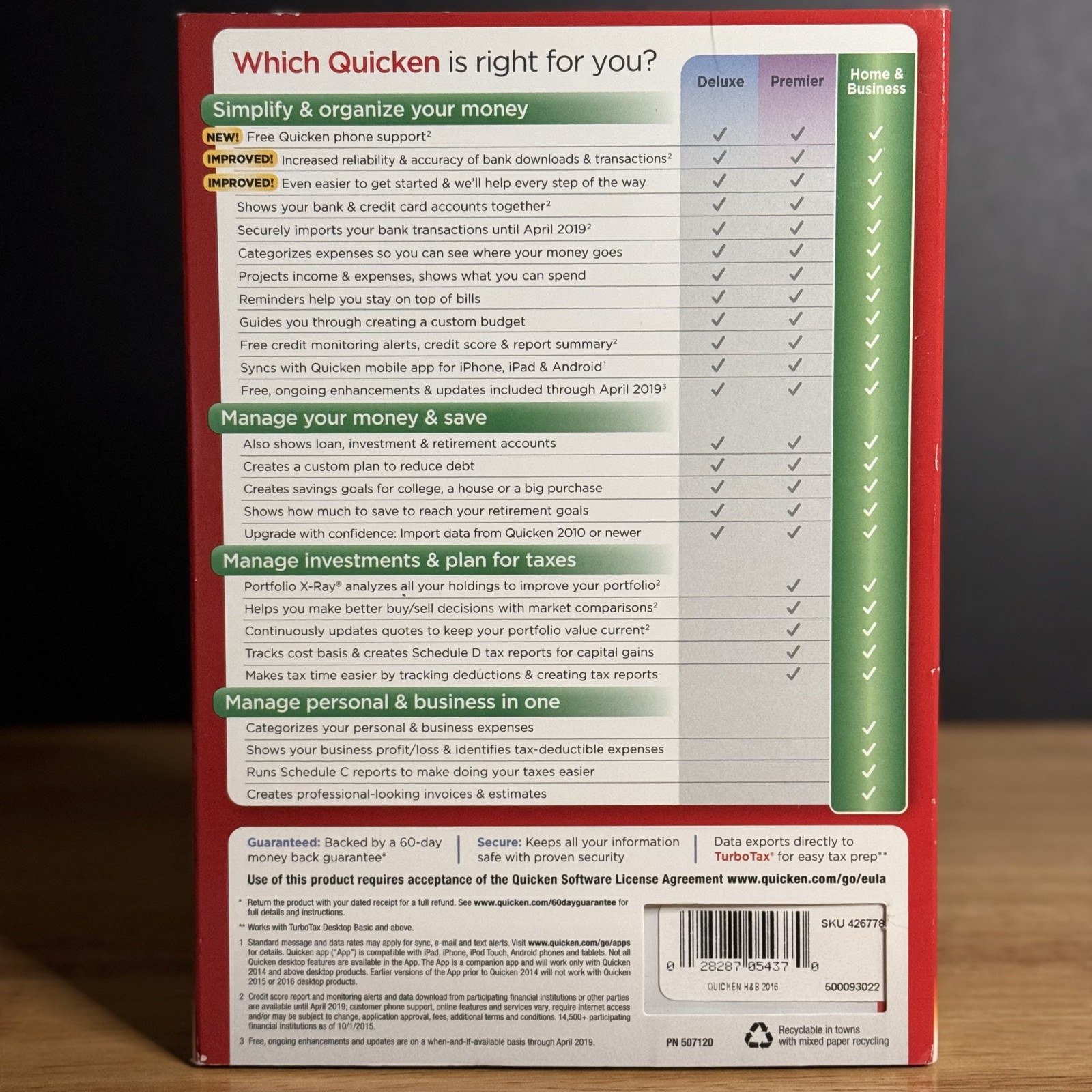 ⚡️Quicken Home And Business 2016 For Windows PC – PLEASE READ BELOW ⚠️TESTED