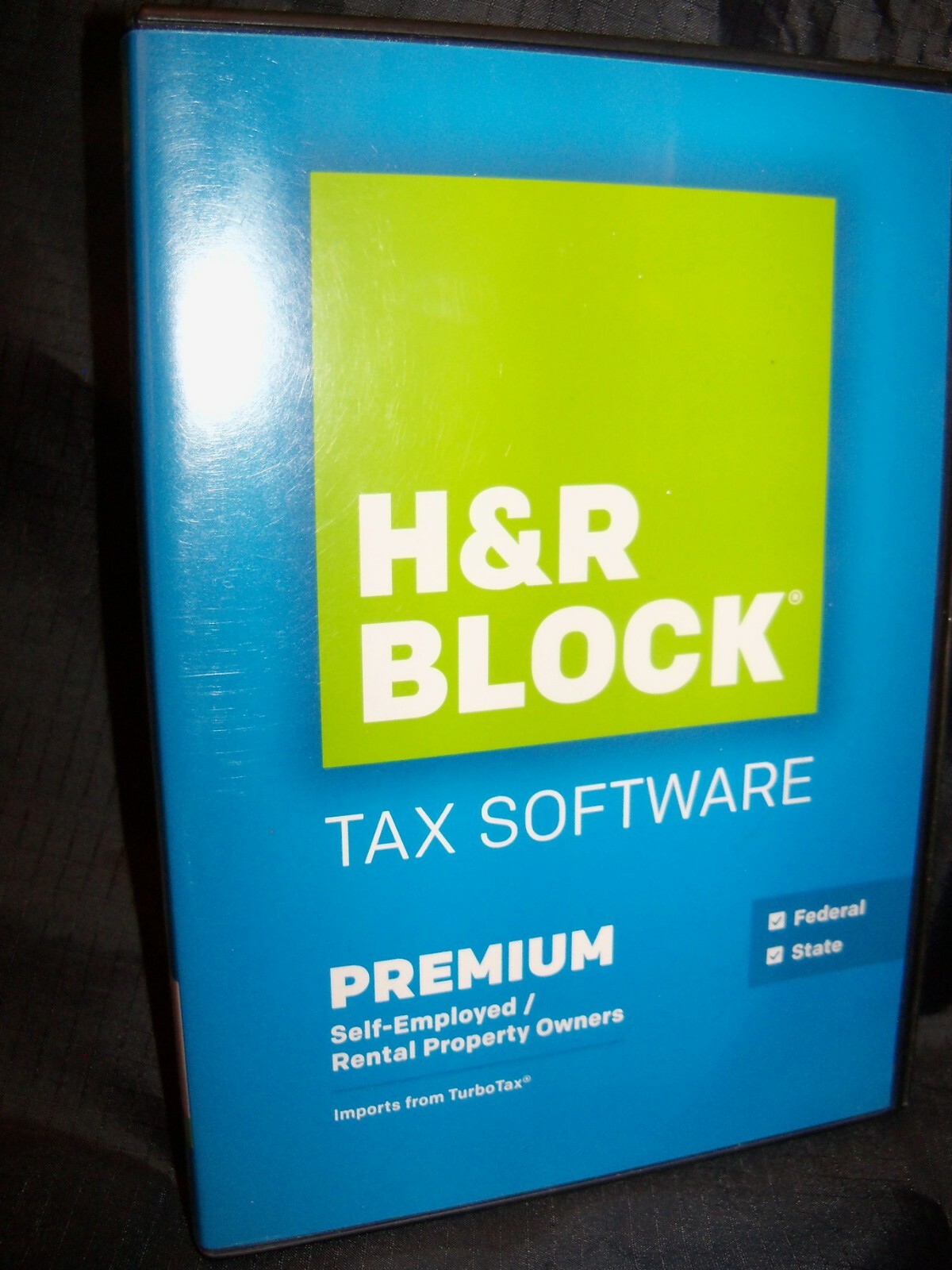 2015 H & R Block Premium Self Employed Rental Tax Software 2015 PC CD Opened box