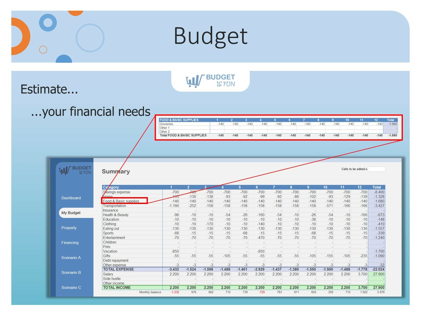 Excel Mortgage Template | Mortgage planner | Loan calculator
