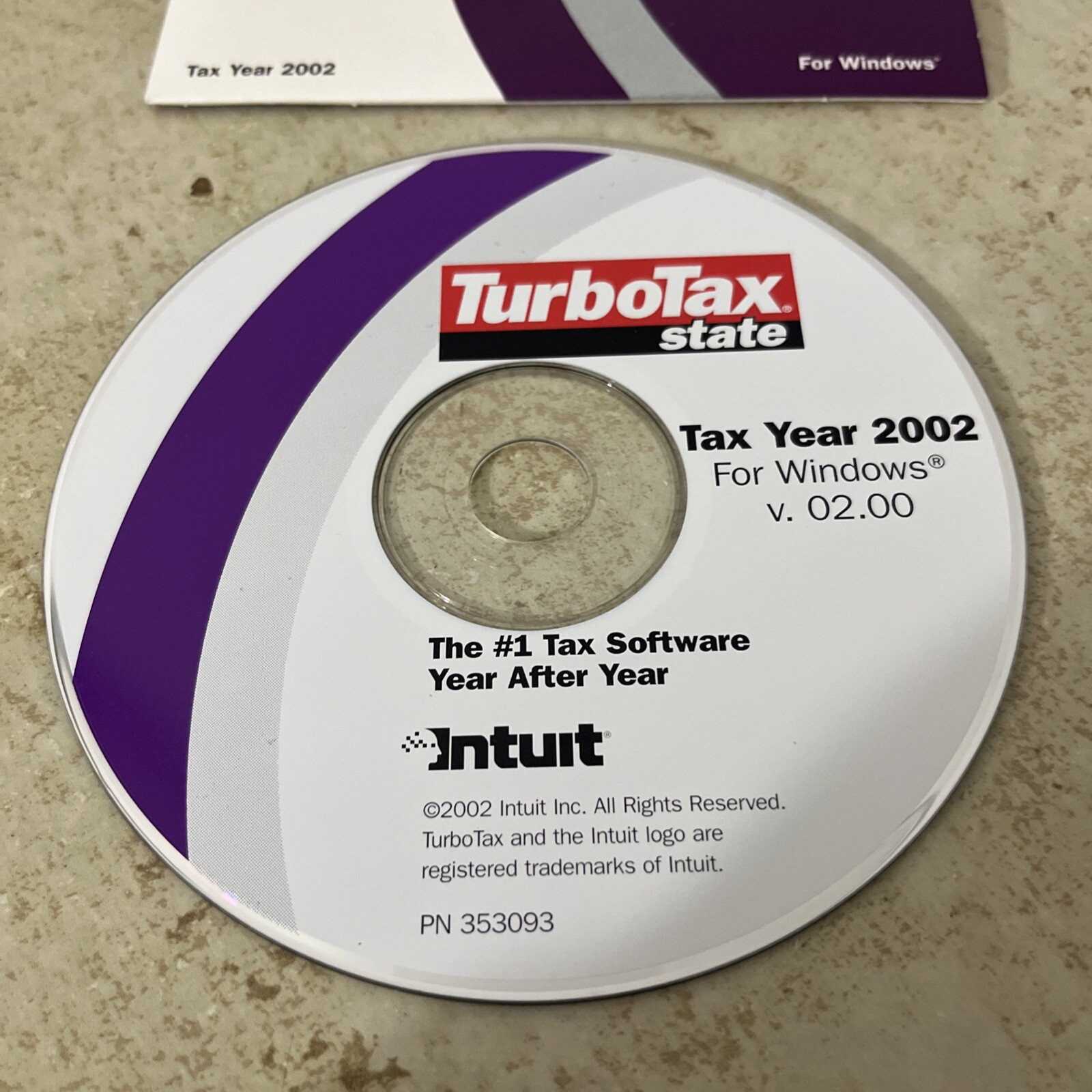 Turbo Tax State 2002 For Windows