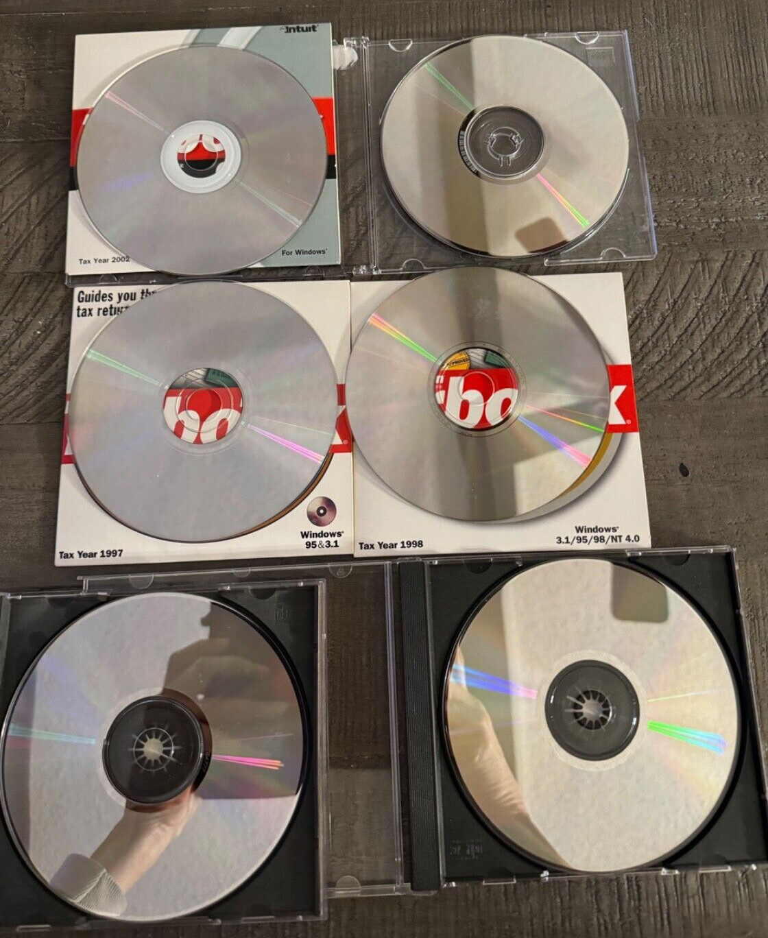 CDs Software ‘TURBOTAX DELUXE _ See Below for Titles