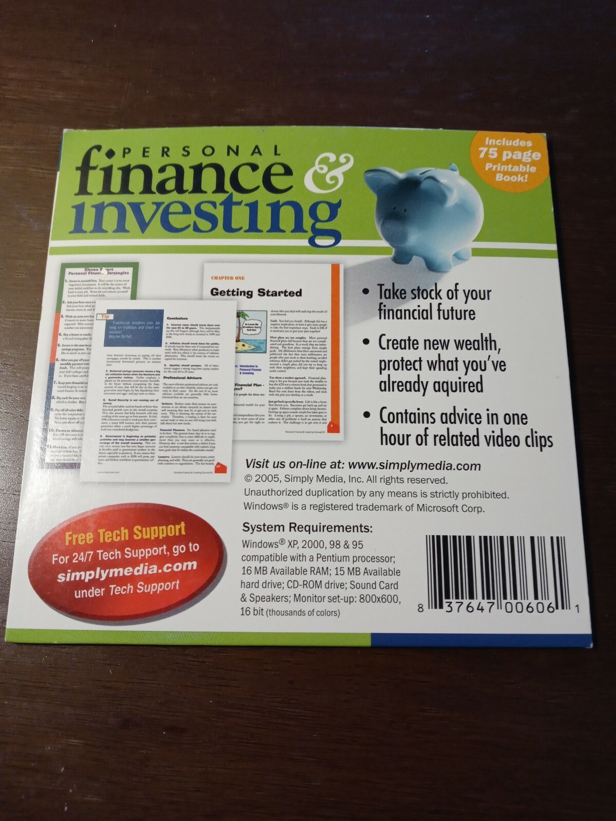 Personal Finance and Investing PC CD