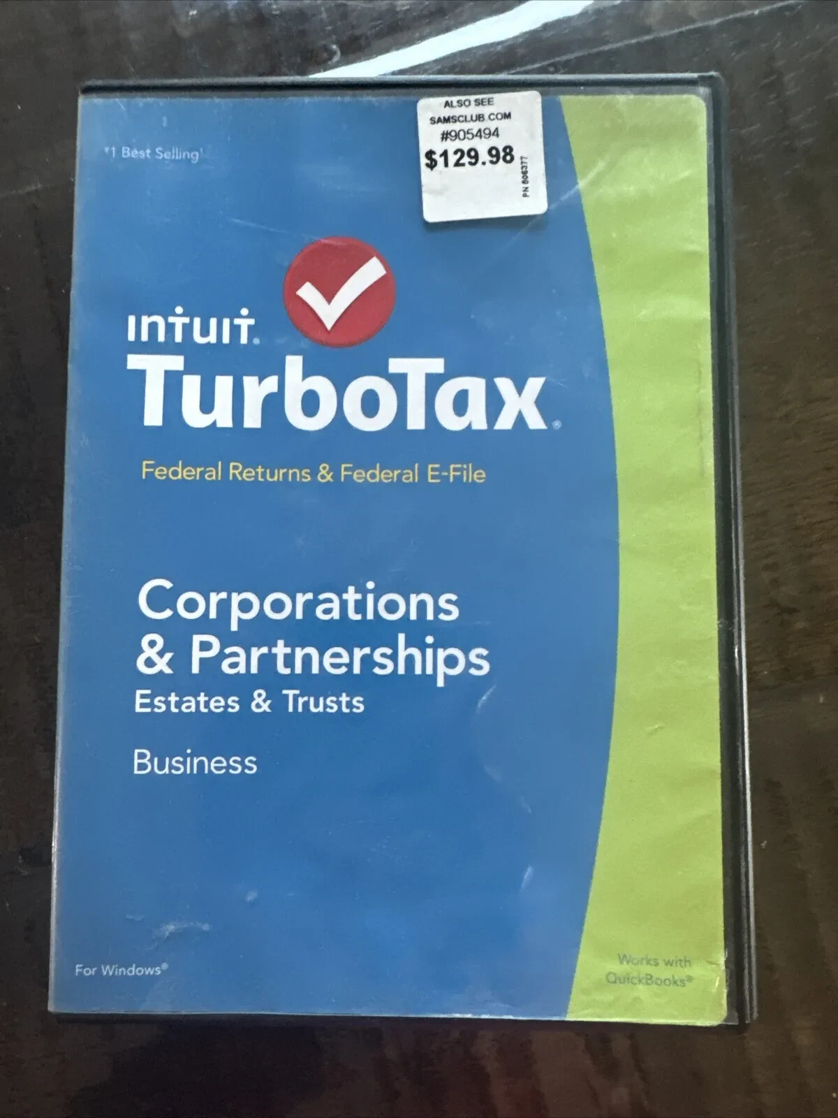 TurboTax 2014 BUSINESS CORPORATION PARTNERSHIP ESTATE & Trust CD Business Intuit