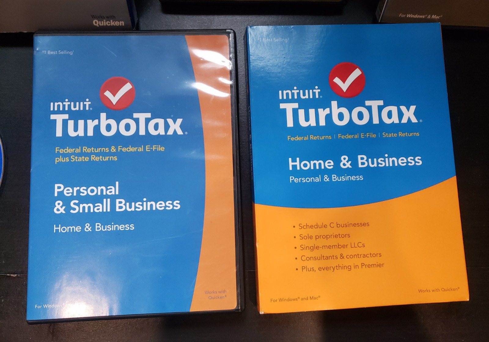 Intuit TurboTax Software CD’s – 2008, 2011, 2012, 2013, 2014 & 2015 Windows MAC