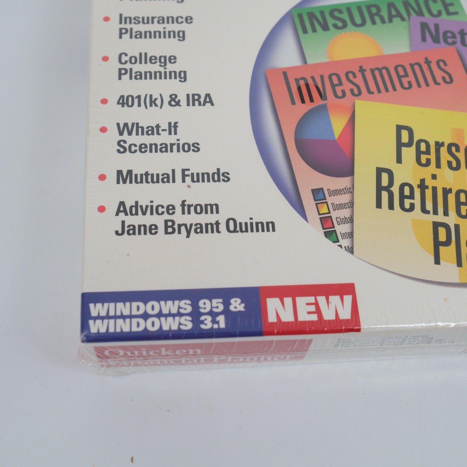 Quicken Financial Planner CD-ROM For Windows 95 Windows 1 Personal Retirement