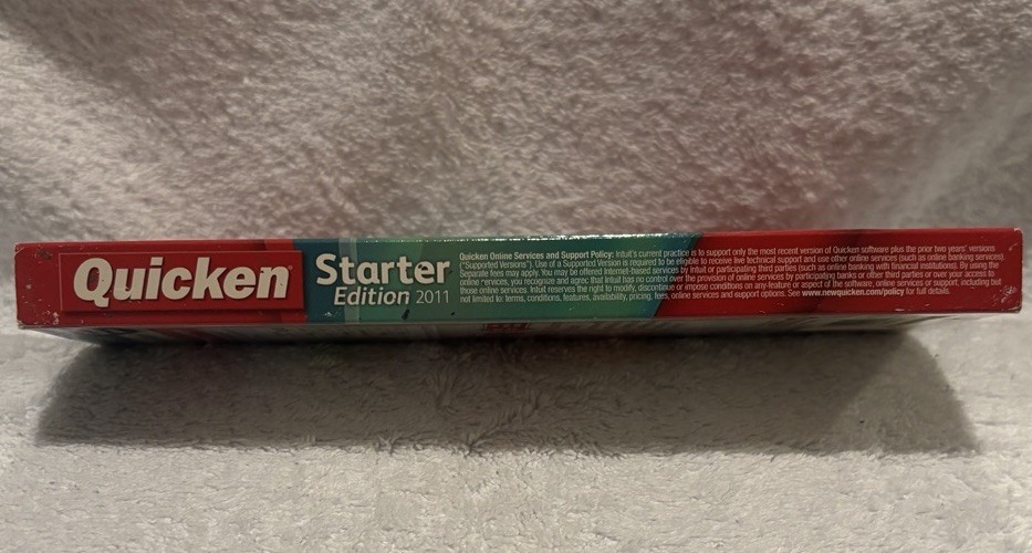 Quicken 2011 Starter Edition: Simple Money Mgt Software Win 7, XP SP2+, & Vista.