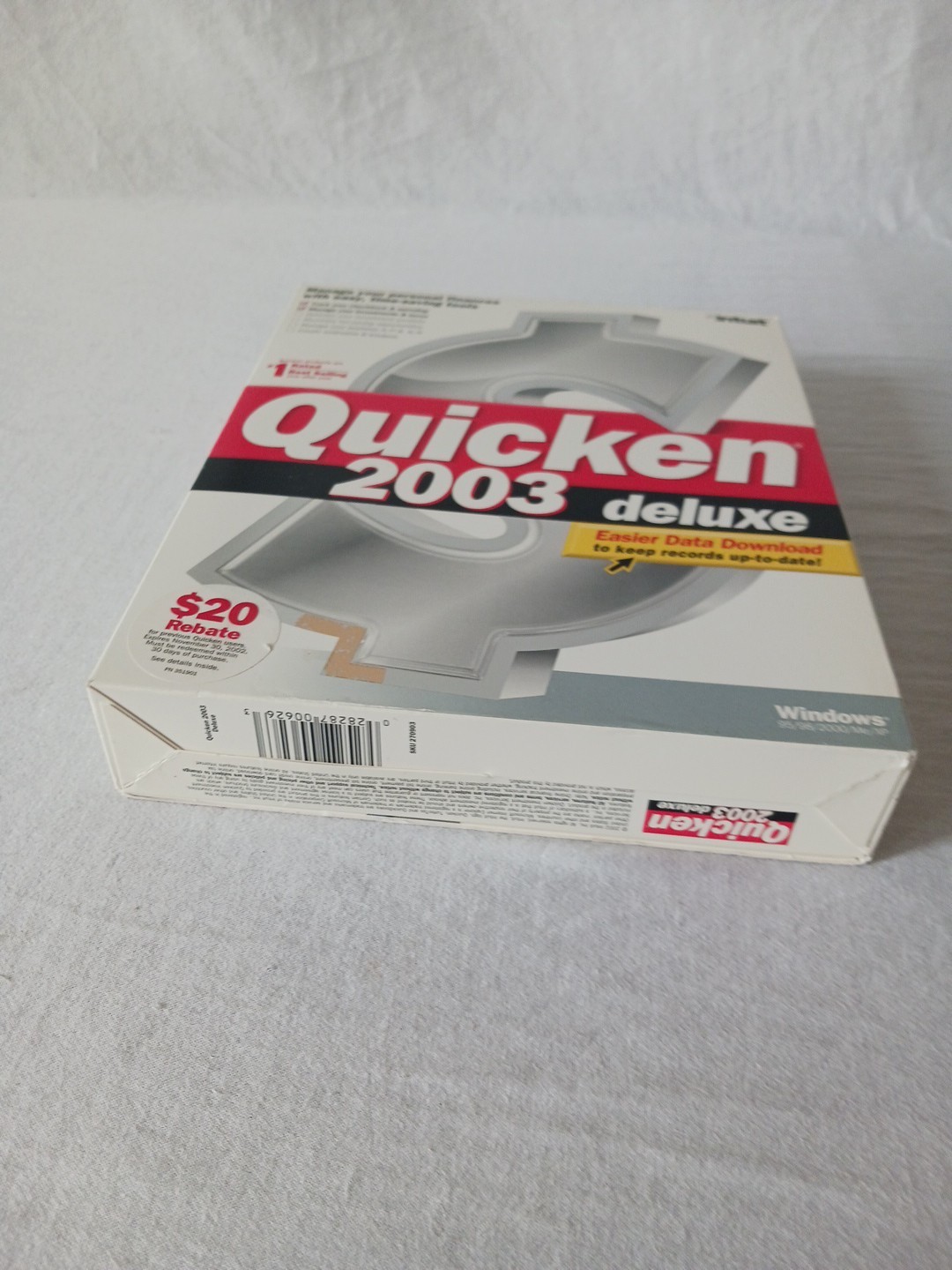BRAND NEW FACTORY SEALED – Intuit Quicken 2003 Deluxe For Windows