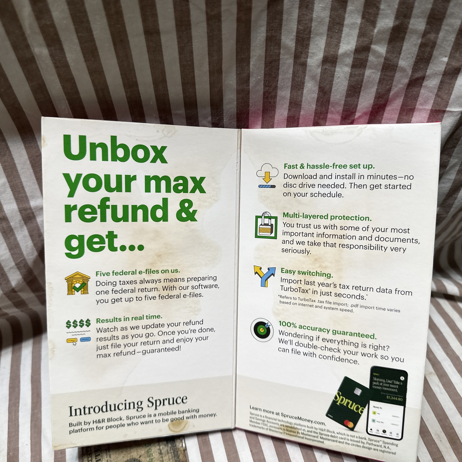 H&R Block Tax Software Deluxe Download No State 2022 PC / MAC Turbotax HR USA
