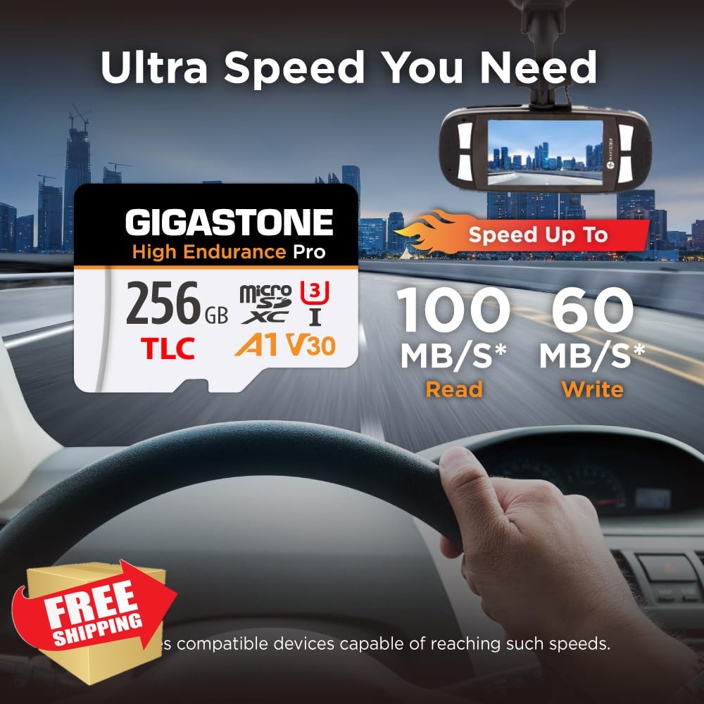 Gigastone 256GB Micro SD Card High Endurance