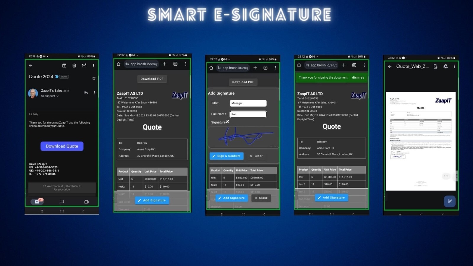 Small Business CRM, Contract Management, E-Signature, whatsapp+sms+Mass email