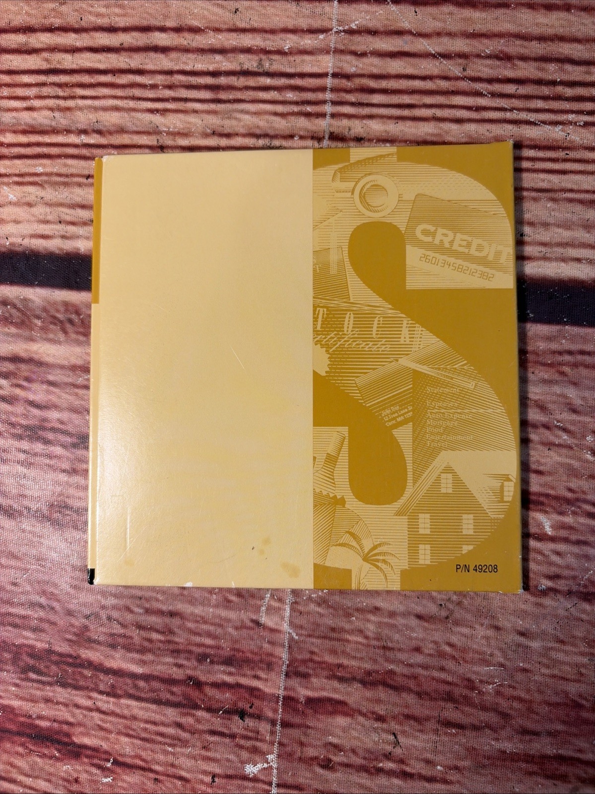 Quicken Deluxe Version 6 Software CD-ROM Finance Software For Windows 95 and 3.1