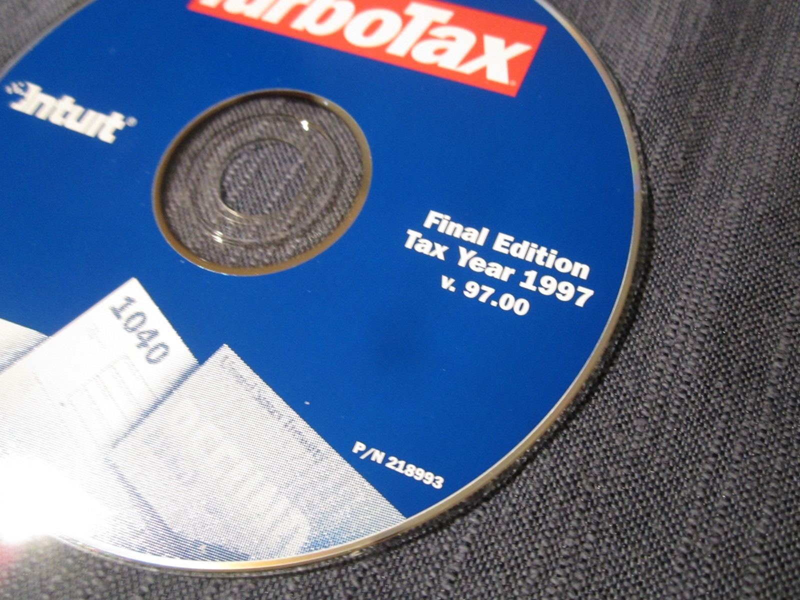 Turbotax 1997 Federal Tax Software Final Edition Windows ONLY