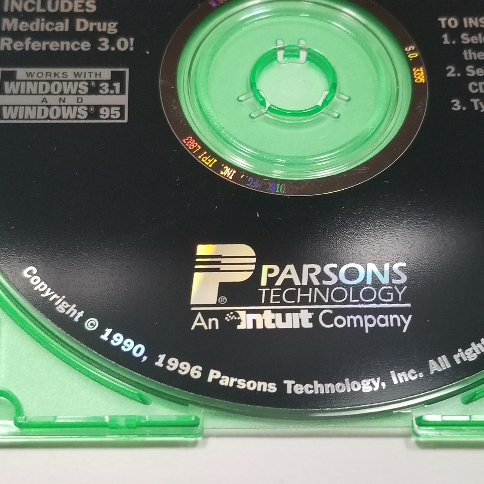 Quicken Family Lawyer CD-Rom for Windows 1995 Parsons Technology
