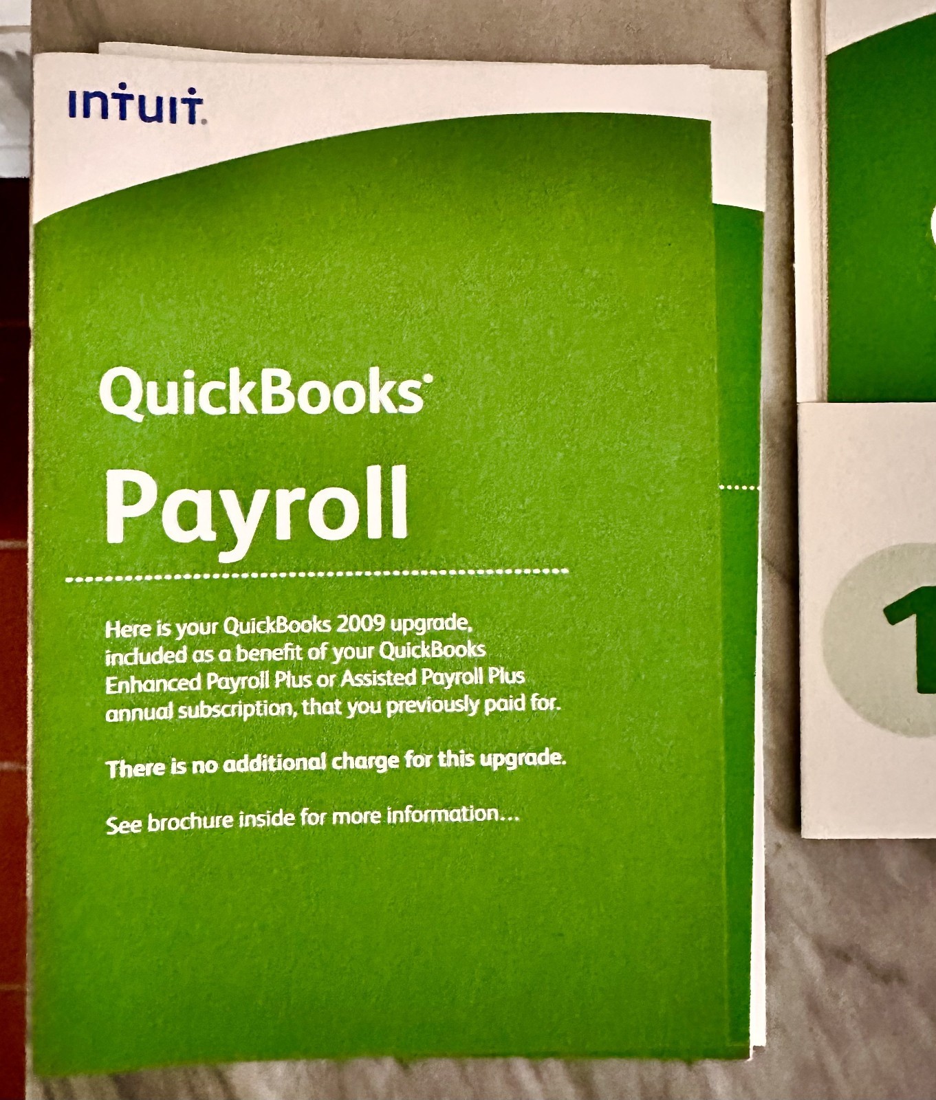 QUICKBOOKS 2009 SOFTWARE INTUIT® SMALL BUSINESS PAYROLL CHECKS with License Key!