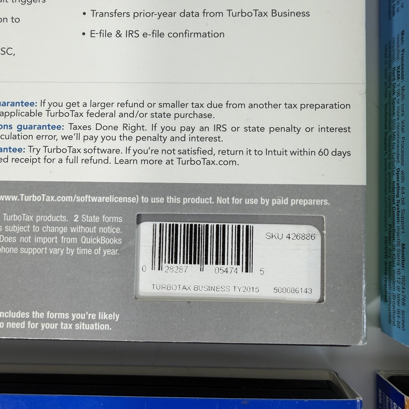 Intuit Turbo Tax Deluxe Business Federal Sate 2011, 2012, 2013, 2015, 2018 Lot 6