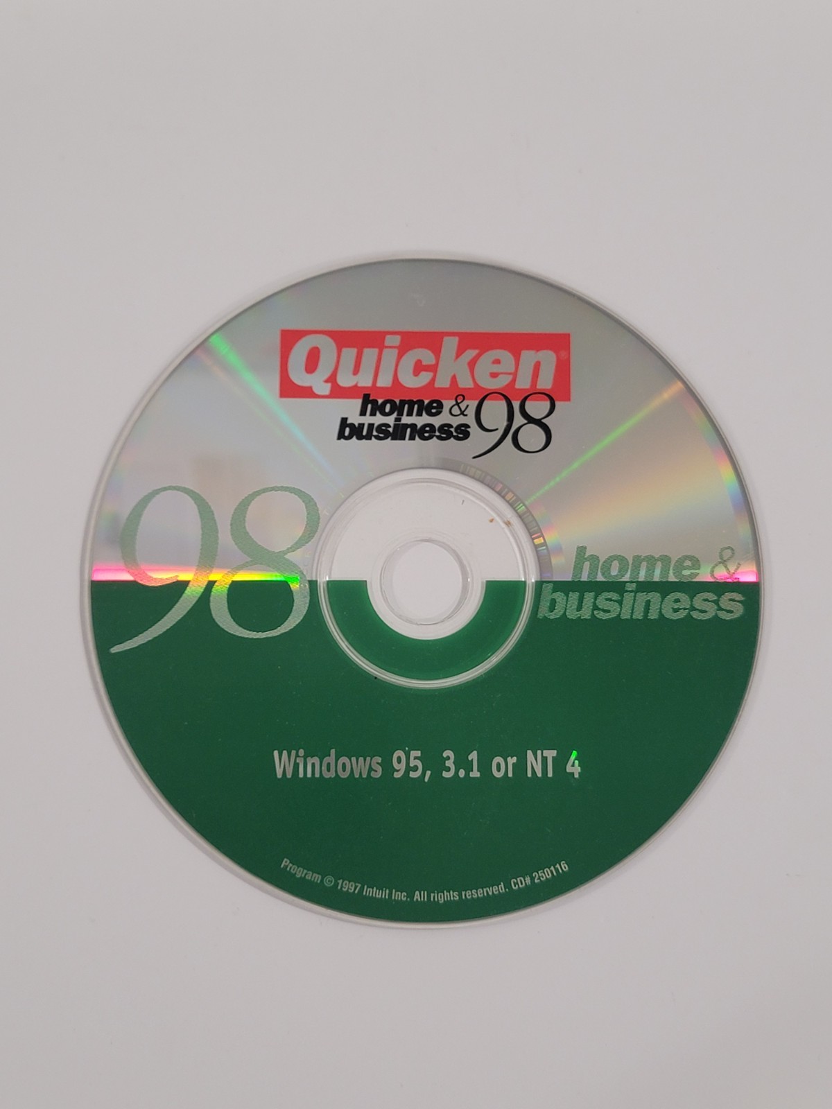 QUICKEN Home & Business 98 – Financial Software for Windows CD – Disc Only