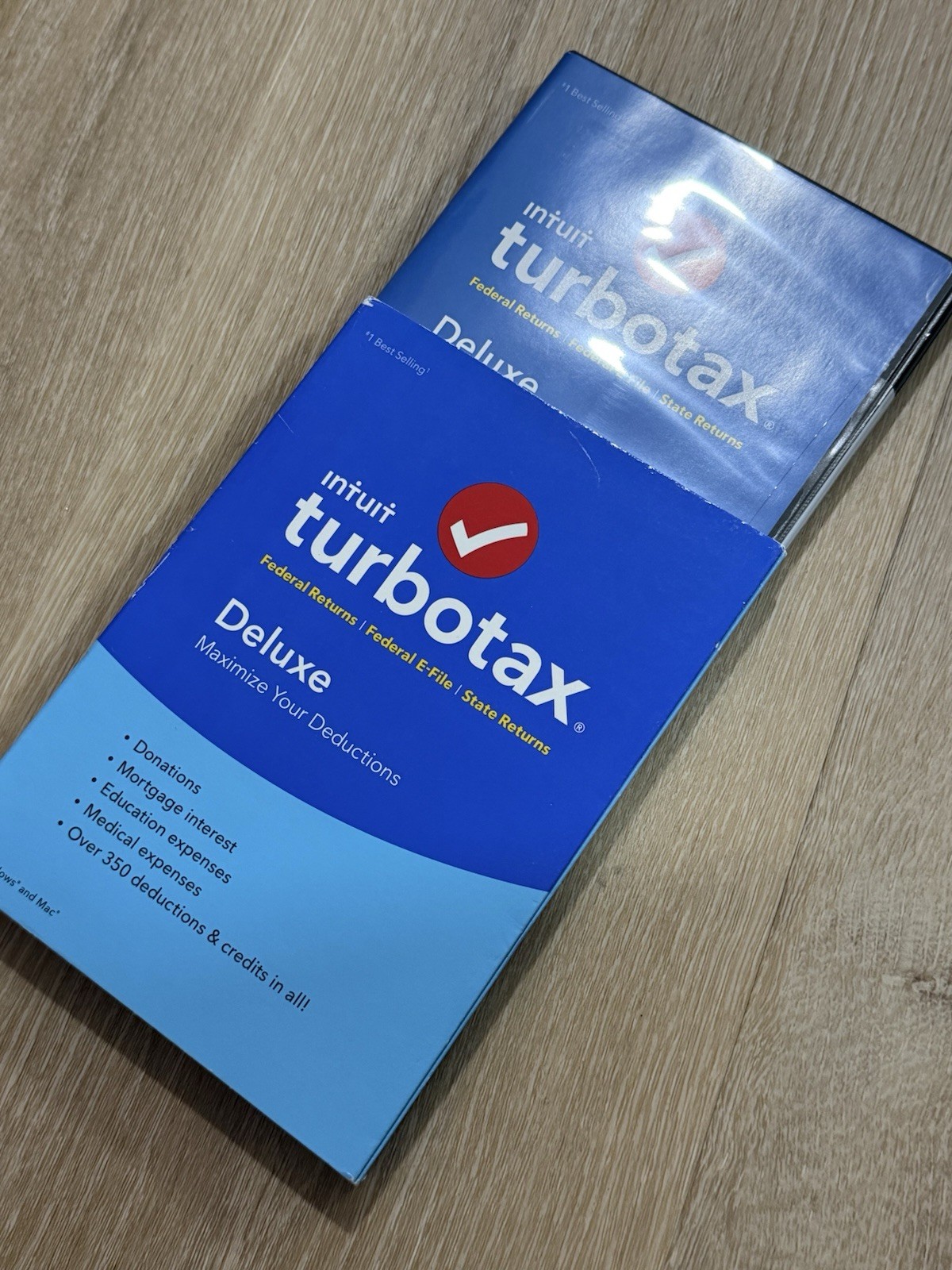 NEW SEALED TurboTax Deluxe 2017 Tax Preparation CD for windows or mac