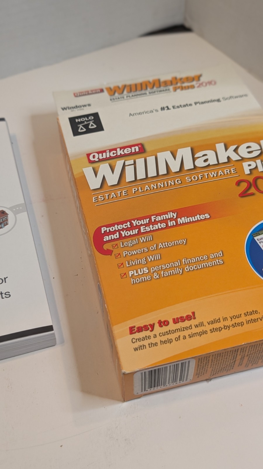 Quicken WillMaker Plus 2010 Estate Planning Software Legal Will CD-ROM Nolo