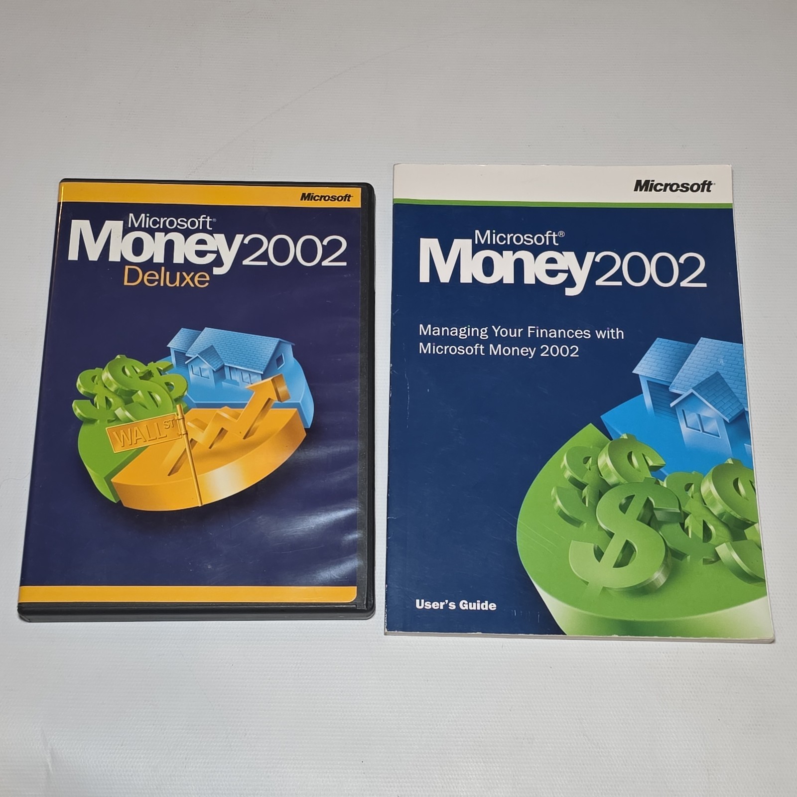 Microsoft Money 2002 Deluxe For Windows Software With Booklet