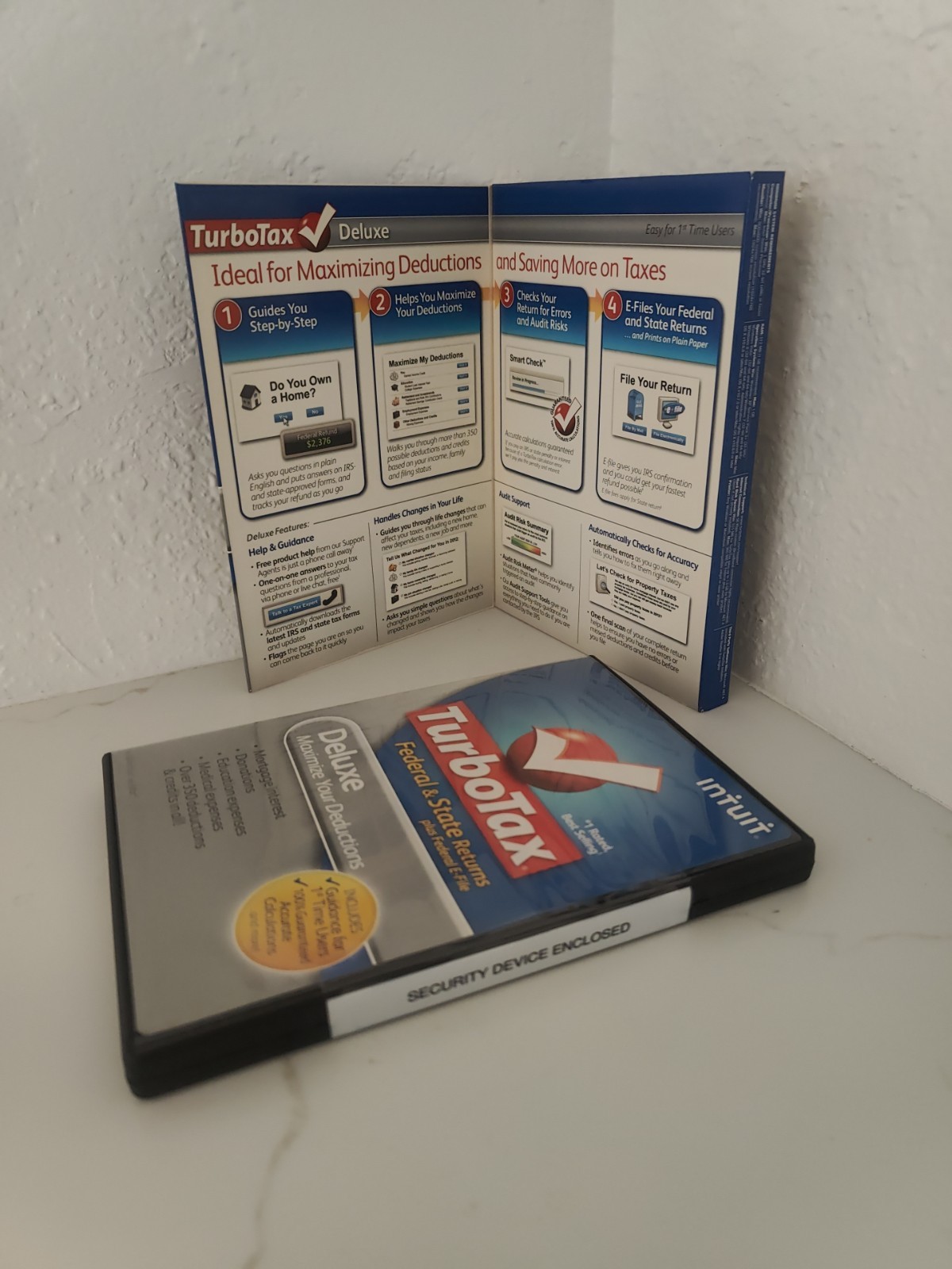 Turbotax 2011 Deluxe Federal and State + Federal E-file – New