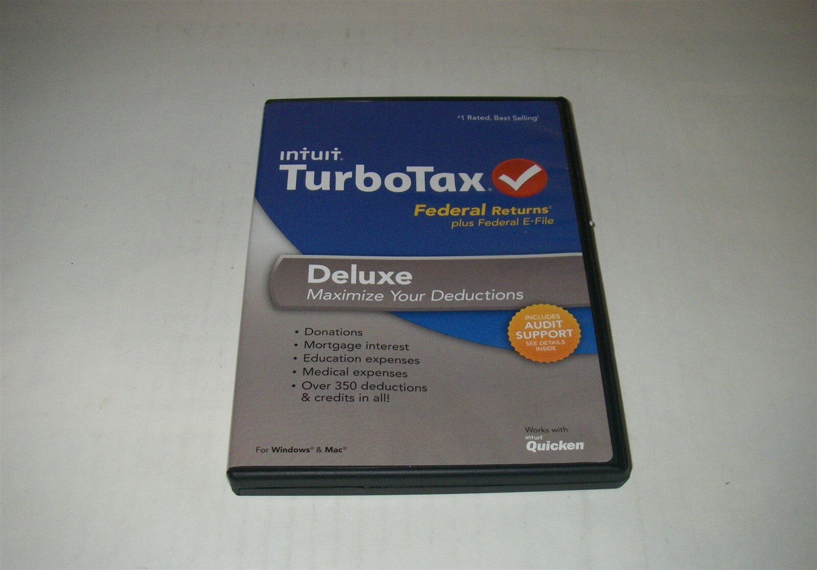 INTUIT TURBOTAX DELUXE FEDERAL RETURNS FOR TAX YEAR 2013