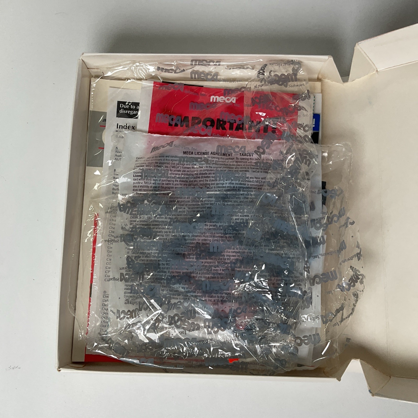 Meca Andrew Tobias’ Tax Cut 1040 For IBM PC 1991 Tax Year Vintage