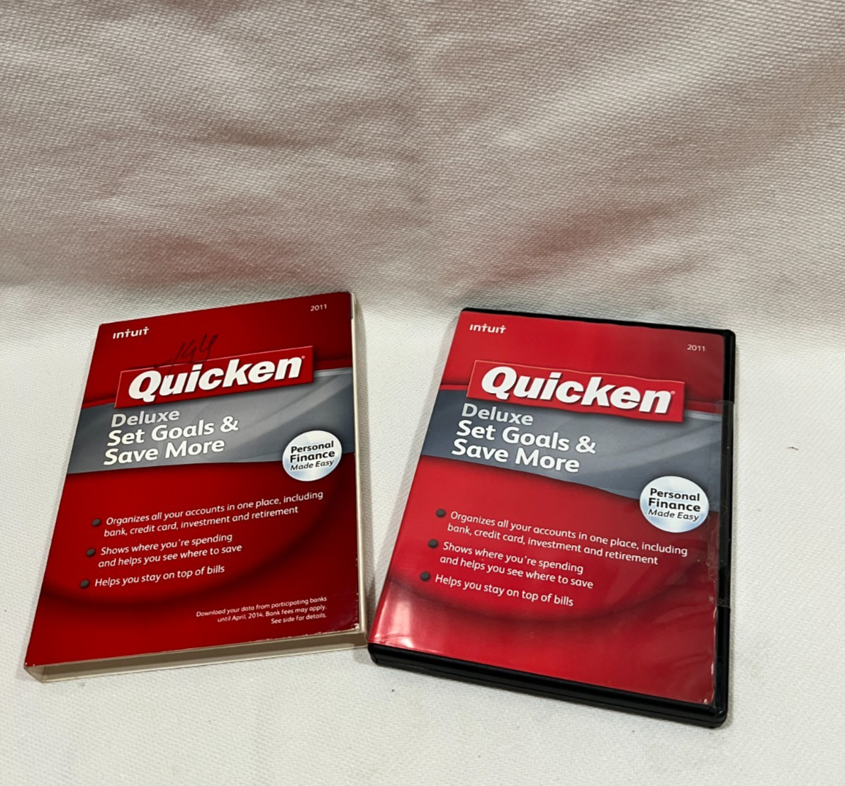 Intuit Quicken Deluxe 2011 for Windows XP SP2/Vista/7 NOT FOR Win 10/11