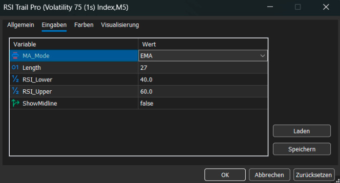 RSI Trail Pro – Professionell MT5 Trading Indicator