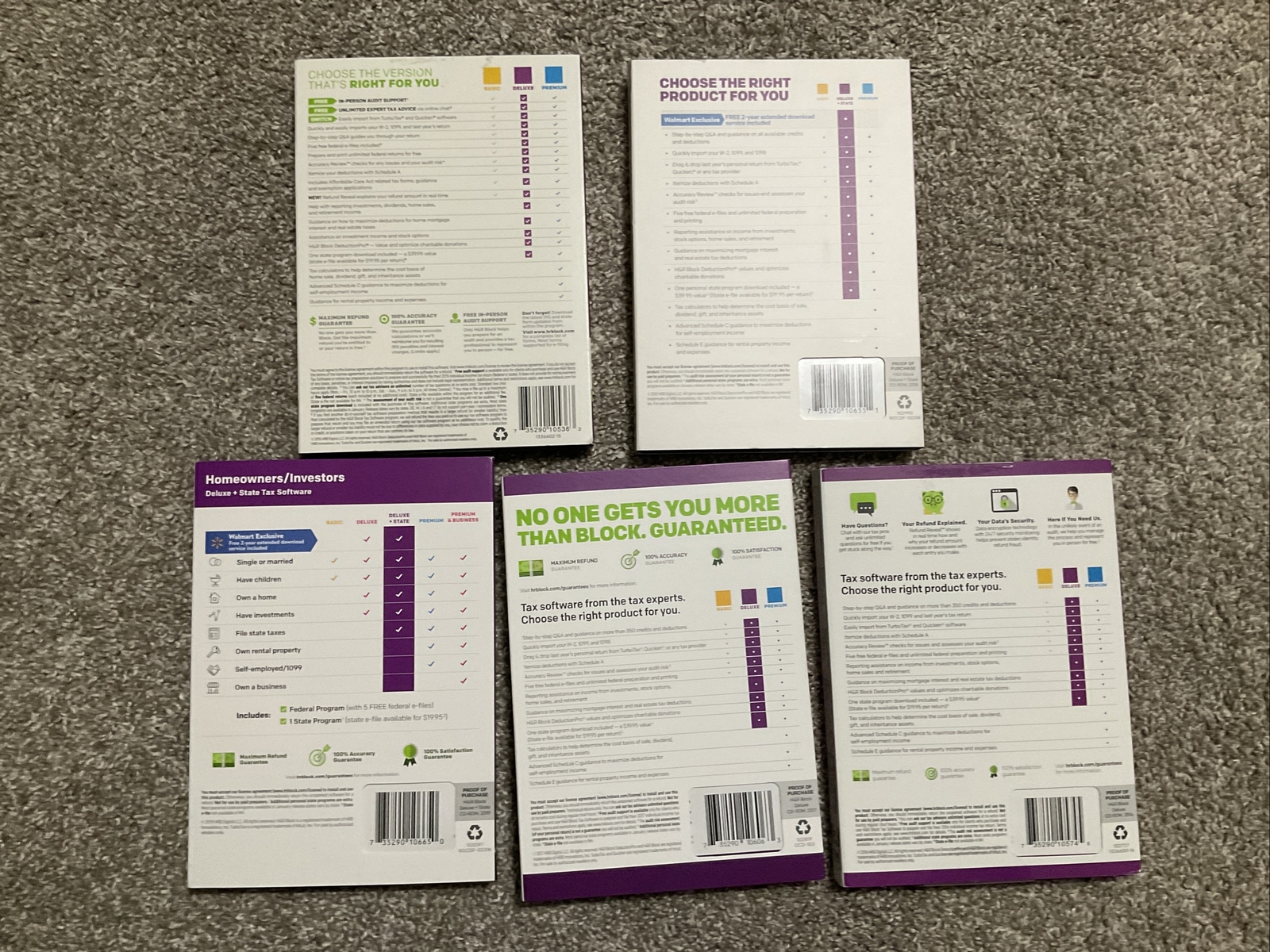 Old tax software