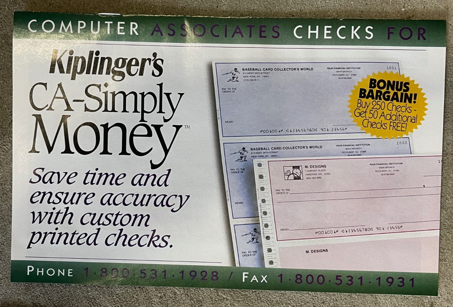 NEW OPEN BOX Kiplinger’s CA Simply Money Vintage Software for DOS Windows L@@K