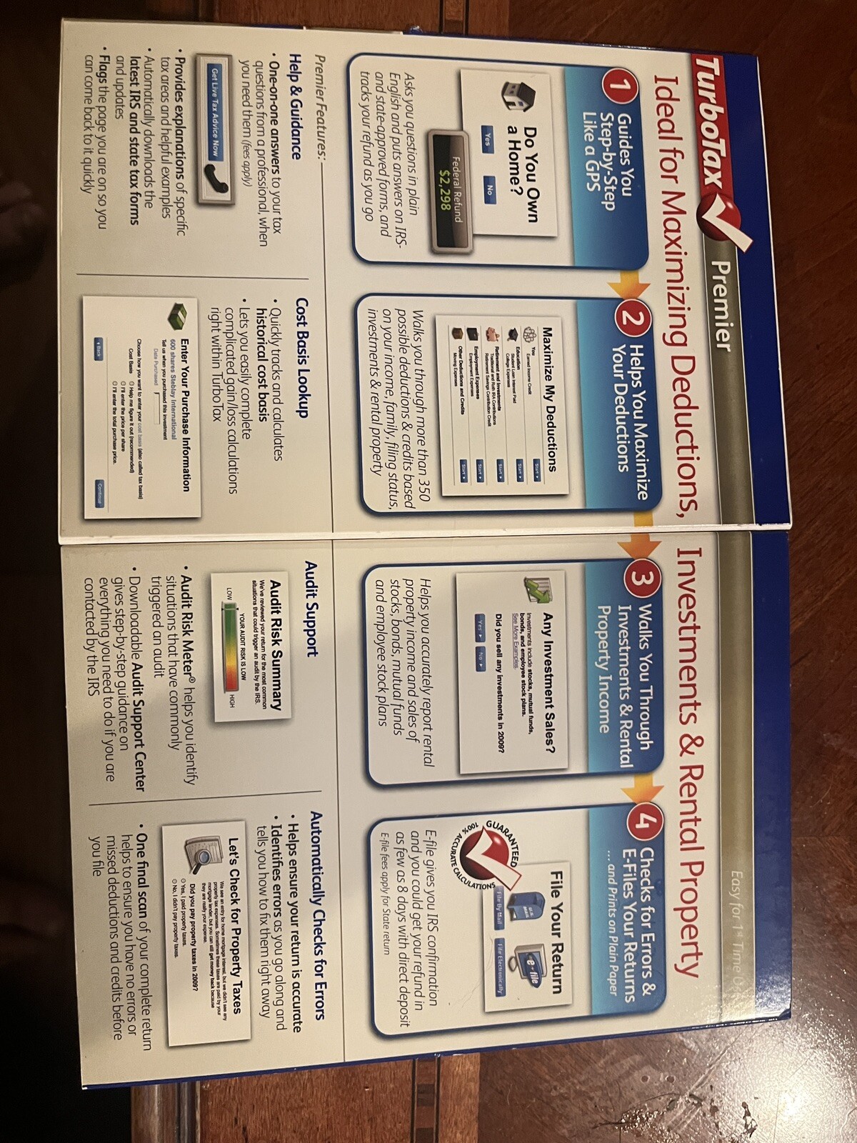 Intuit TurboTax Premier 2009: Federal & State, Investments & Rental Property