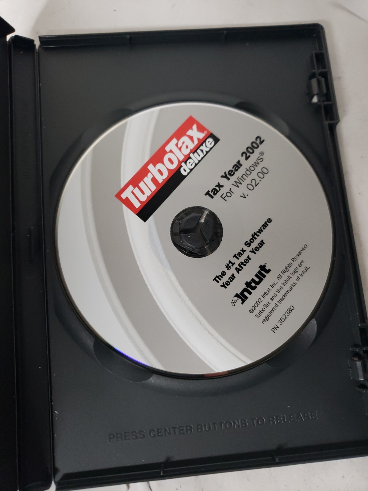 Turbotax 2002 Deluxe for windows. Federal and State + Federal E-file