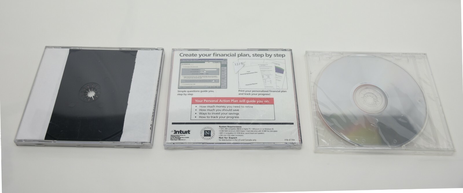 Win CD LOT: Quicken Financial Planner + Vorton Financial Powertools NEW (21-237)