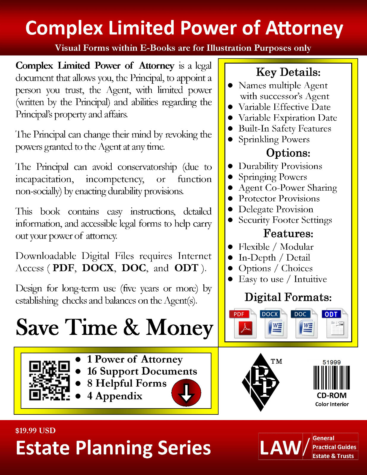 Complex Limited Power of Attorney – Full Version – CD-ROM Only