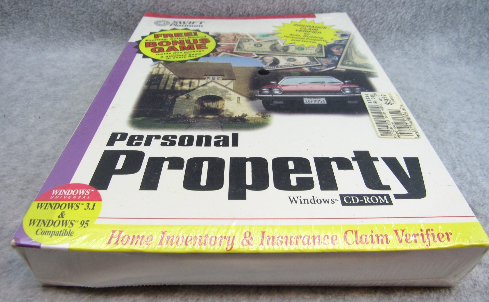 Personal Property Windows 3.1 95 CD-ROM Home Inventory Insurance Claim Verifier