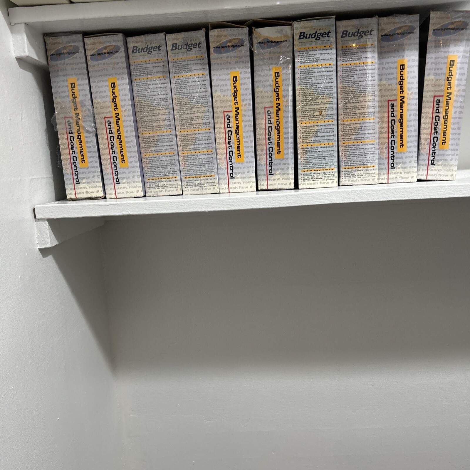 NEW SHRINK WRAPPED Super Budget Version 5.0 Budget& Cost Control+ License Disk