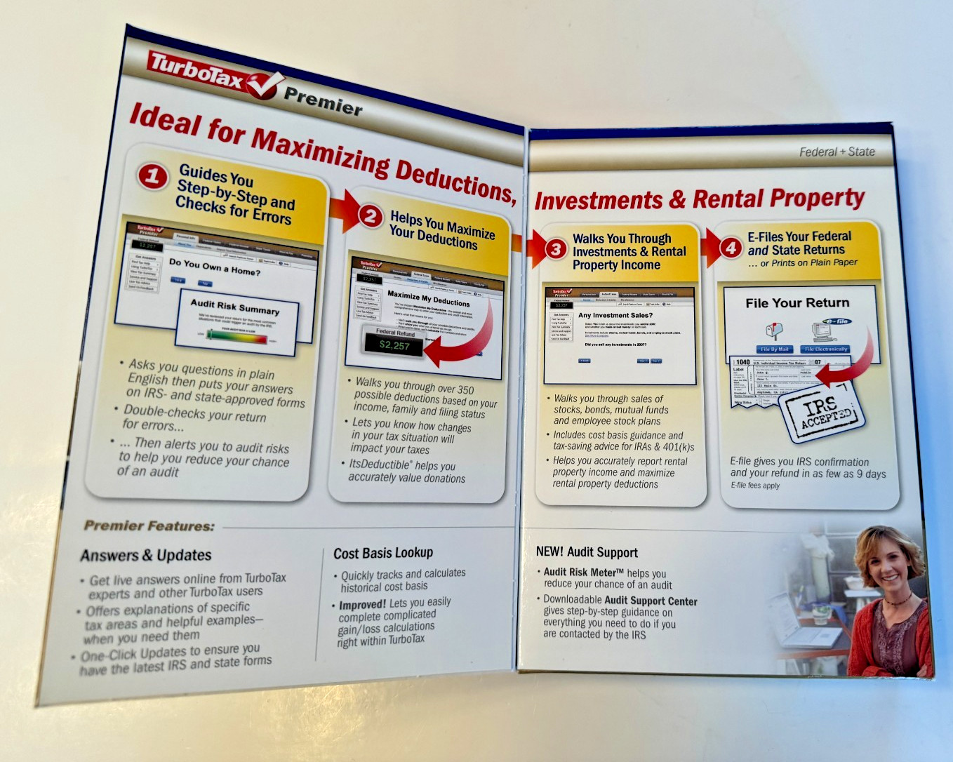 NEW 2007 TurboTax Premier Federal – Investment – Rental Owners Tax Software