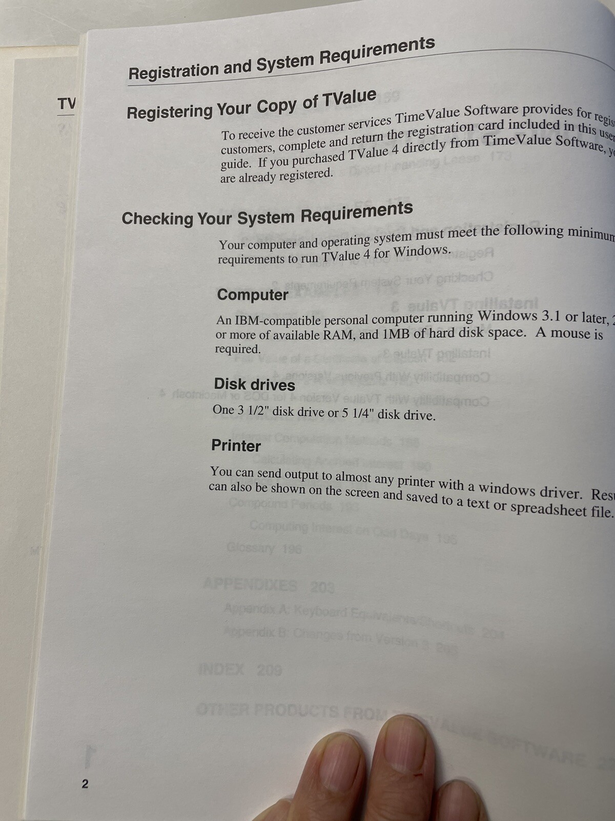 Vtg TVALUE User’s Guide W/ 3.5″ Diskette Windows Ver. 4 – Published 1994