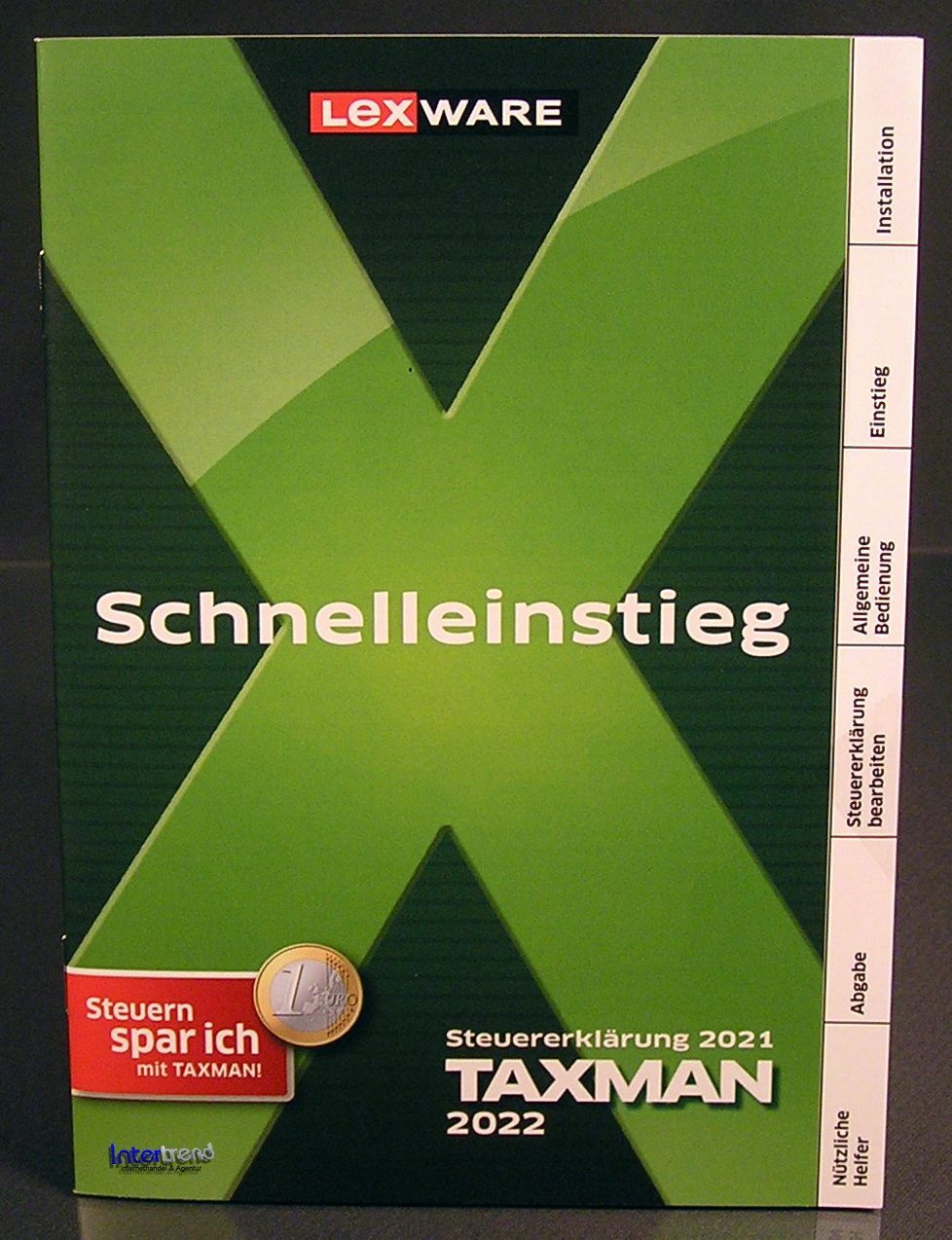 Lexware Taxman 2022 Vollversion Box + DVD Steuerjahr 2021 + Steuerhandbuch NEU