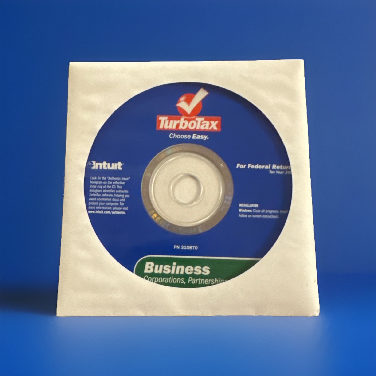 Intuit TurboTax 2007 Business – Windows